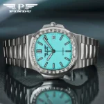 2025 New PINDU DESIGN Men's Watches Skeleton Tourbillon Automatic Watch For Men Stainless steel Fashion Mechanical Wristwatch