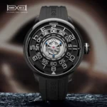 BEXEI 2025 skeleton synthetic sapphire manual tourbillon mechanical movement wrist watch for men Luxury waterproof Reserve 36H
