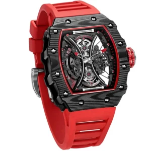 FEICE Sapphire Crystal Waterproof Sports Skeleton Automatic Mechanical Men Watch