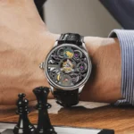 Haofa Center Tourbillon Watch for Men Double Skeleton Manual Tourbillon Sapphire Waterproof Mens Watches Business Casual 1037